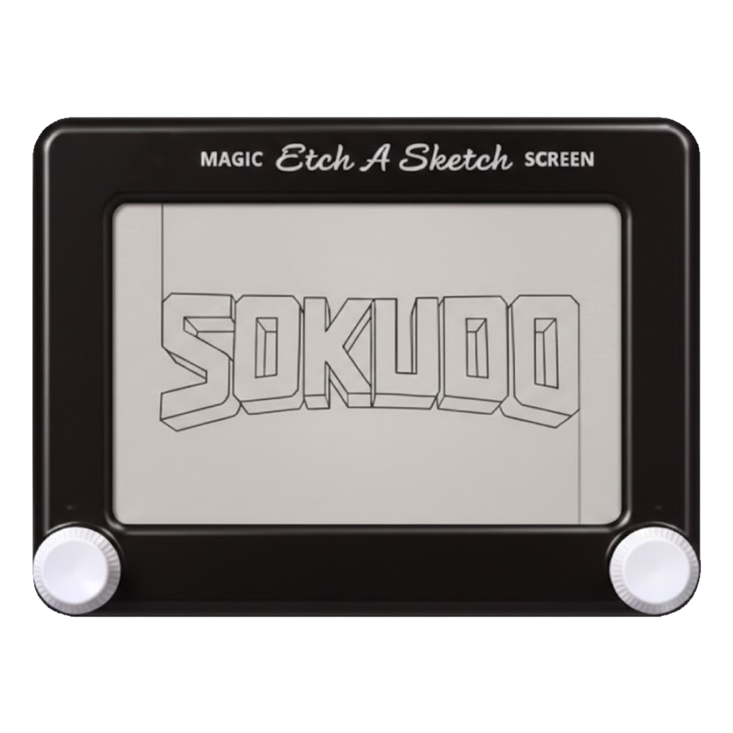 "ETCH A SKETCH" SOKUDO DECAL