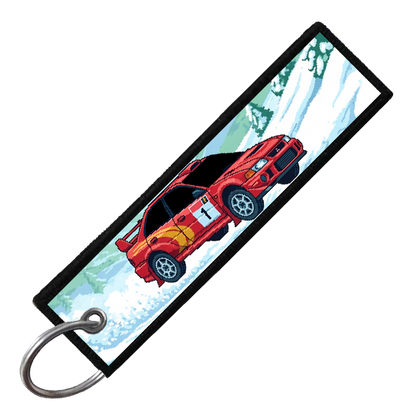 "EVO IV 8-BIT RALLY" CUSTOM KEY TAG