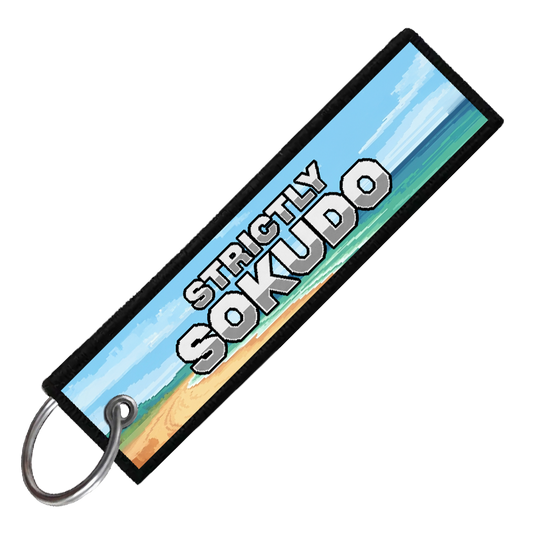 "FORD ESCORT 8-BIT RALLY" CUSTOM KEY TAG