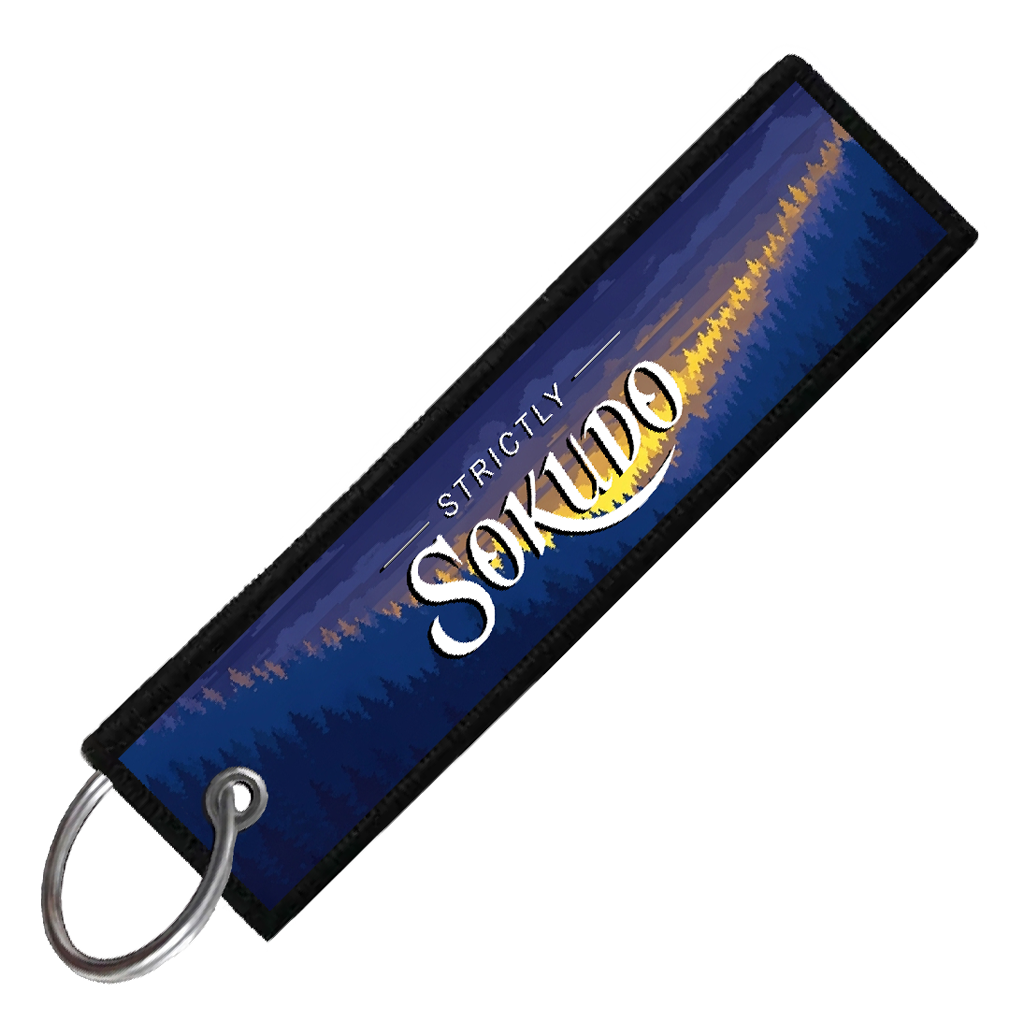 "FORESTER PIXEL SIDE PROFILES" CUSTOM KEY TAG