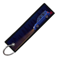 "FORESTER PIXEL SIDE PROFILES" CUSTOM KEY TAG