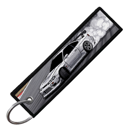 "FUJI SPEEDWAY 8-BIT DRIFTERS" CUSTOM KEY TAG