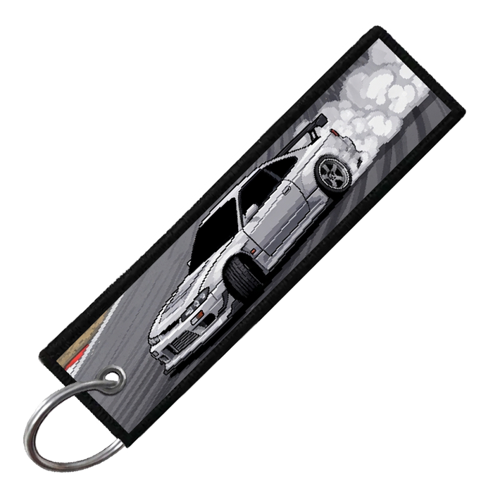 "FUJI SPEEDWAY 8-BIT DRIFTERS" CUSTOM KEY TAG