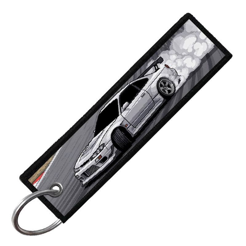 "FUJI SPEEDWAY 8-BIT DRIFTERS" CUSTOM KEY TAG