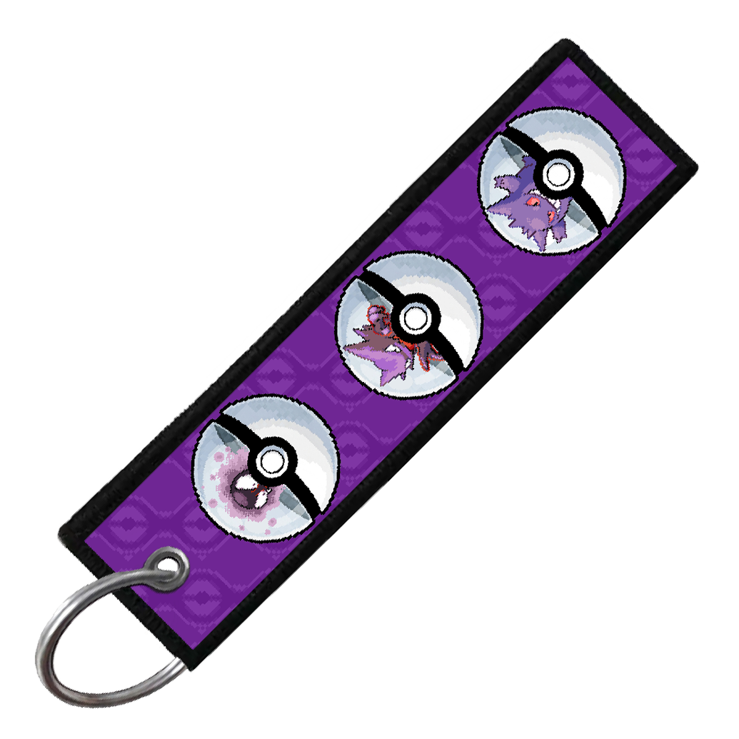 "GASTLY POKEBALL EVO" CUSTOM KEY TAG