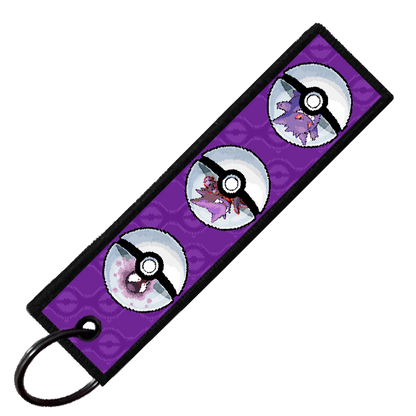 "GASTLY POKEBALL EVO" CUSTOM KEY TAG