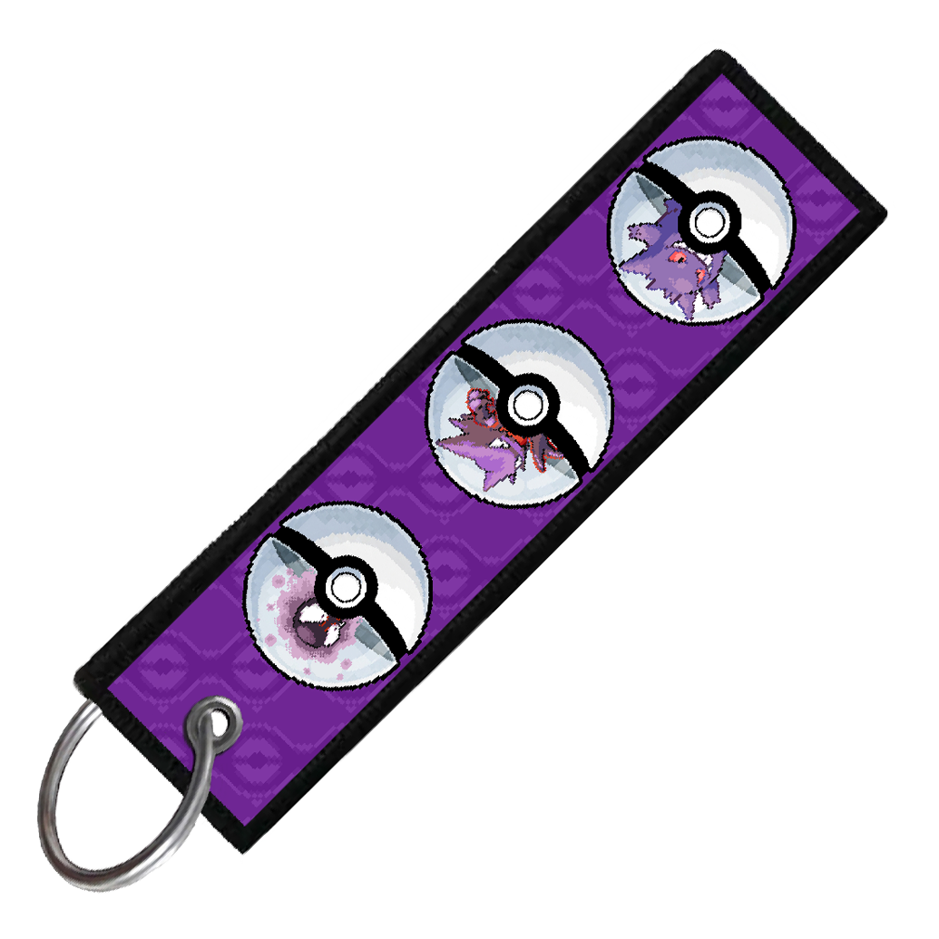 "GASTLY POKEBALL EVO" CUSTOM KEY TAG