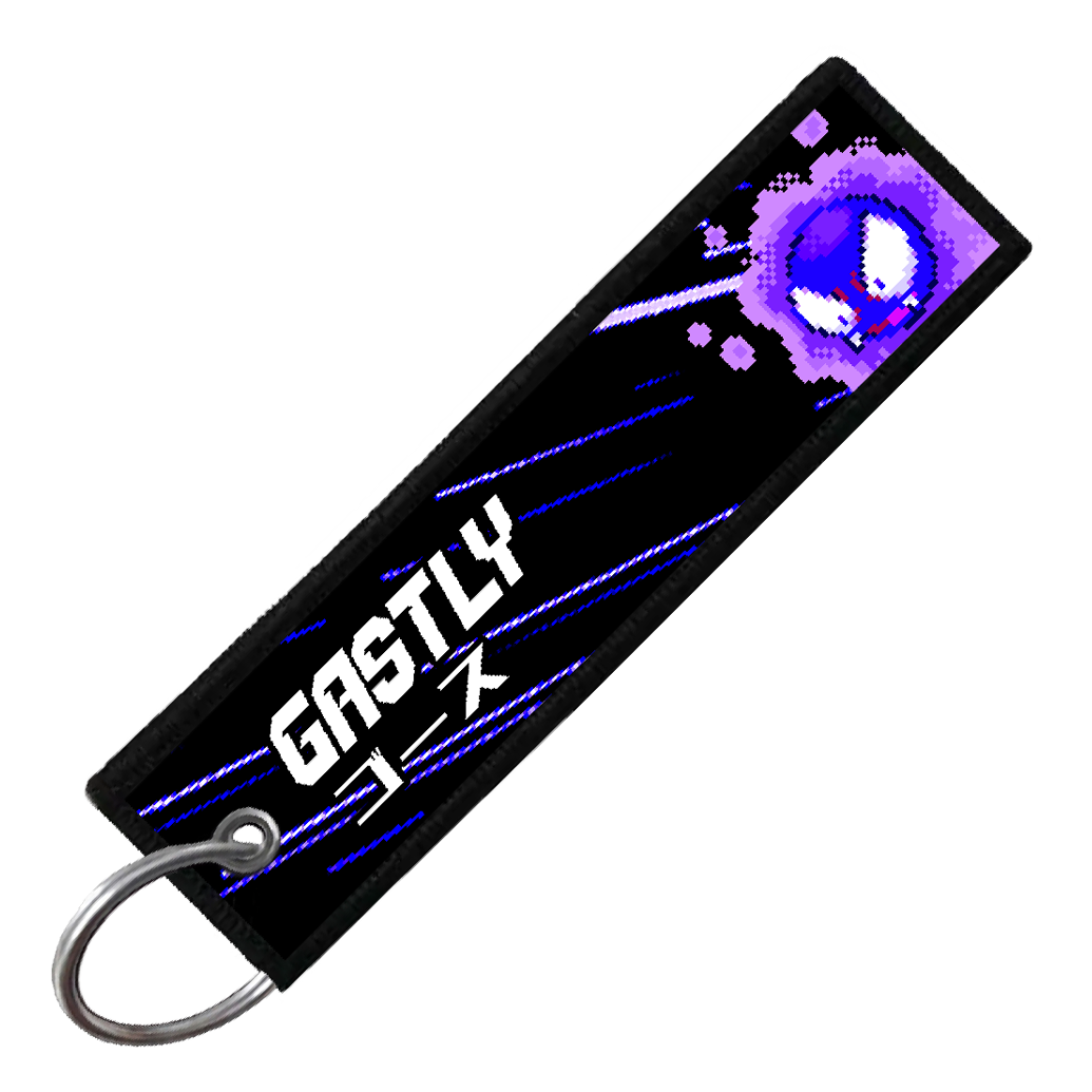 "JAPANESE GASTLY" CUSTOM KEY TAG