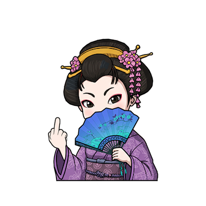 "GEISHA" JAPANESE CULTURE WINDOW PEEKERS