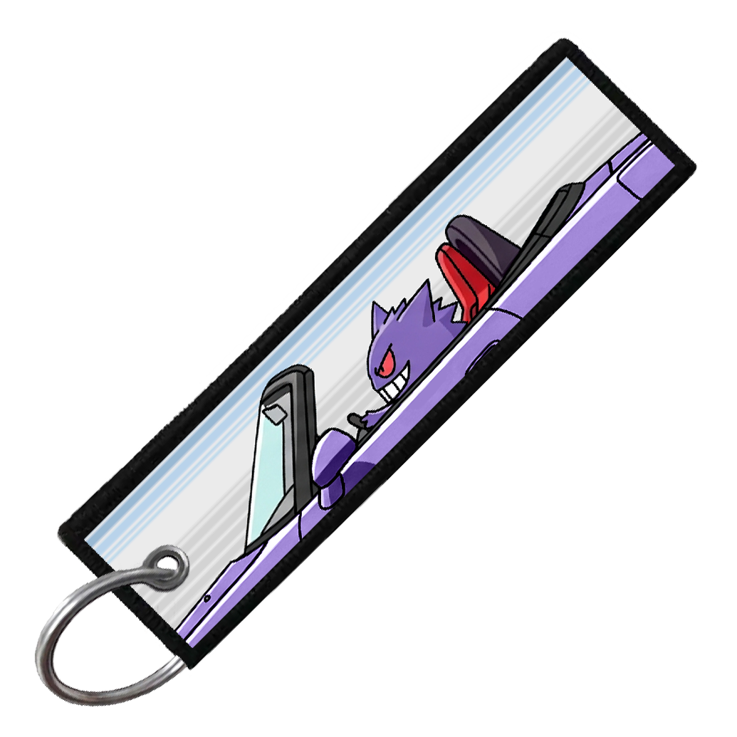 "GENGAR CRUISER" CUSTOM KEY TAG