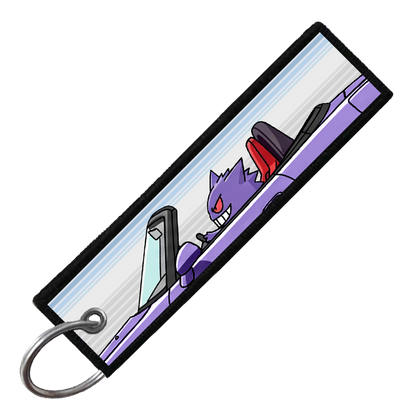 "GENGAR CRUISER" CUSTOM KEY TAG