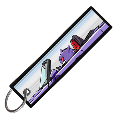 "GENGAR CRUISER" CUSTOM KEY TAG