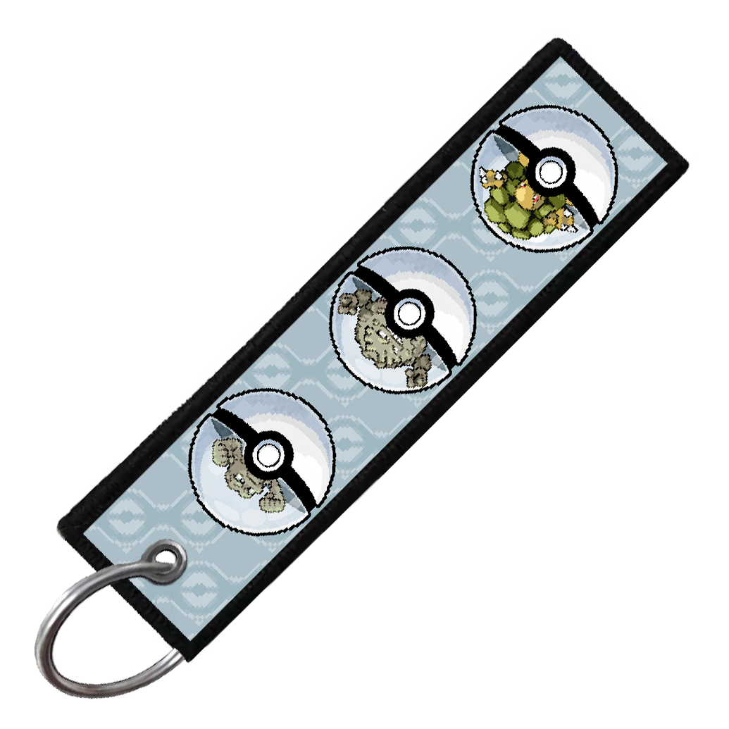 "GEODUDE POKEBALL EVO" CUSTOM KEY TAG
