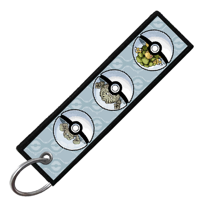 "GEODUDE POKEBALL EVO" CUSTOM KEY TAG