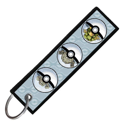 "GEODUDE POKEBALL EVO" CUSTOM KEY TAG