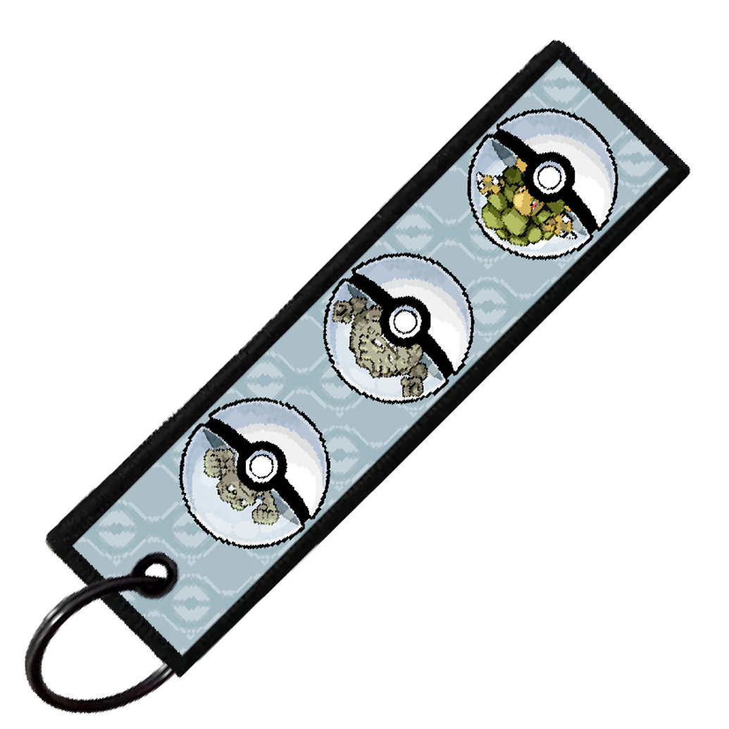 "GEODUDE POKEBALL EVO" CUSTOM KEY TAG