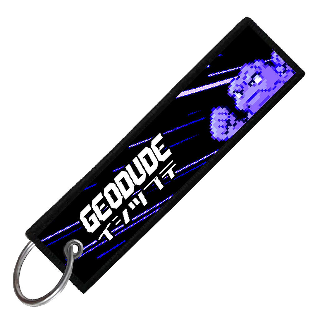 "JAPANESE GEODUDE" CUSTOM KEY TAG