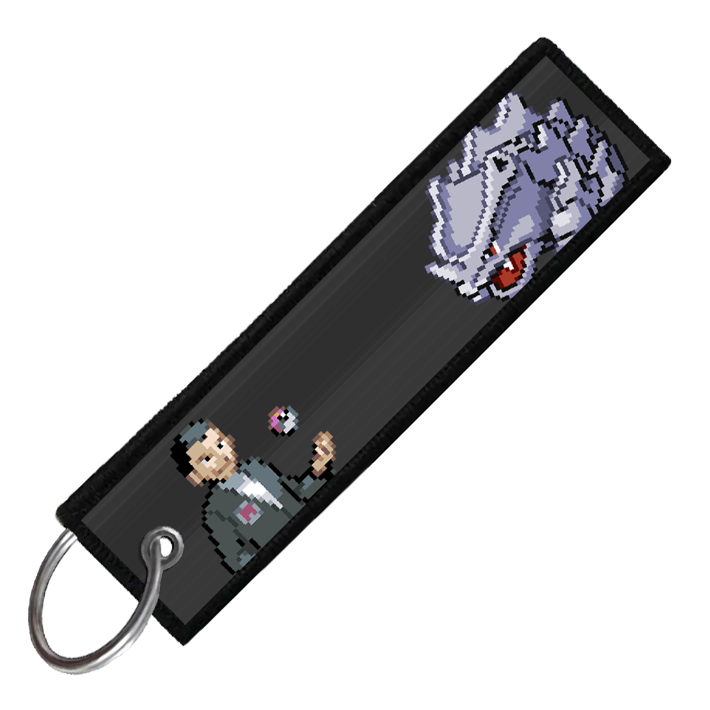 "GYM LEADER GIOVANNI" CUSTOM KEY TAG
