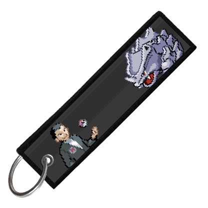 "GYM LEADER GIOVANNI" CUSTOM KEY TAG