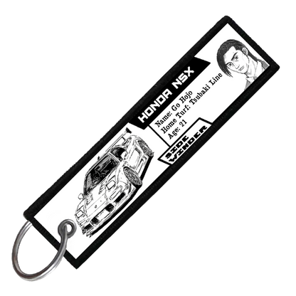 "GO HOJO DRIVER STATS" CUSTOM KEY TAG