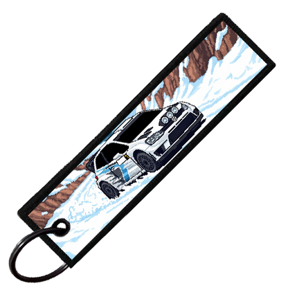 "GOLF R 8-BIT RALLY" CUSTOM KEY TAG