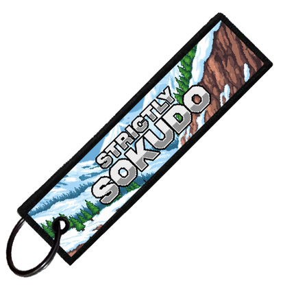 "GOLF R 8-BIT RALLY" CUSTOM KEY TAG