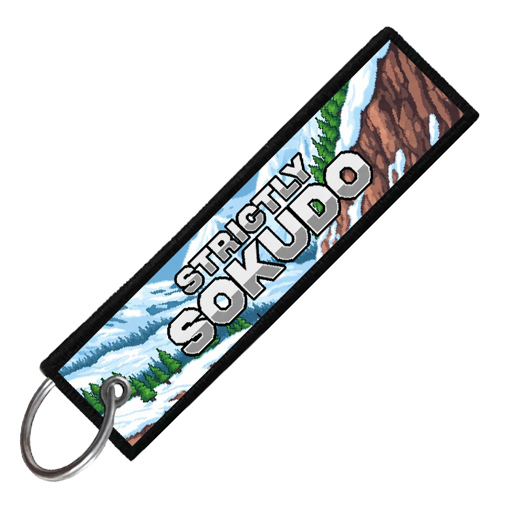 "GOLF R 8-BIT RALLY" CUSTOM KEY TAG