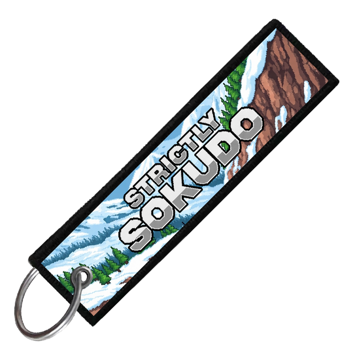 "GOLF R 8-BIT RALLY" CUSTOM KEY TAG