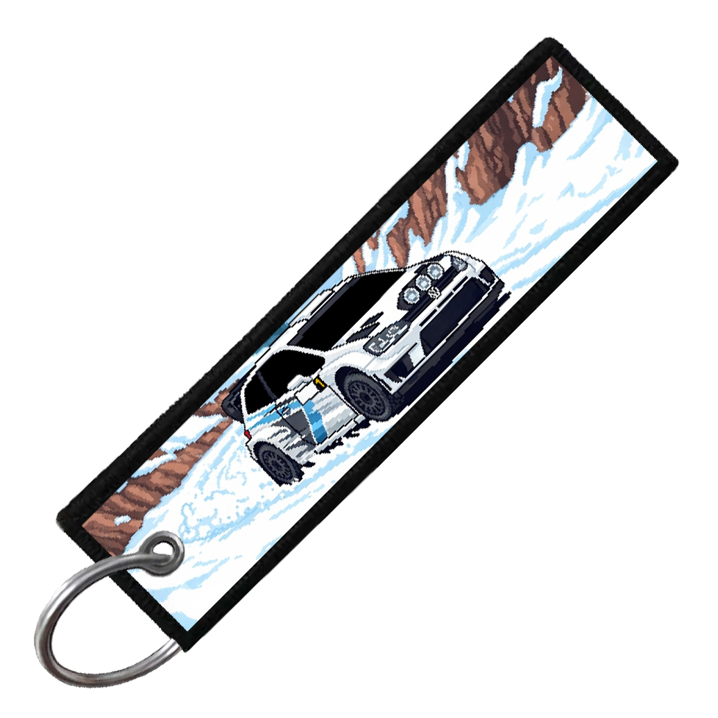 "GOLF R 8-BIT RALLY" CUSTOM KEY TAG