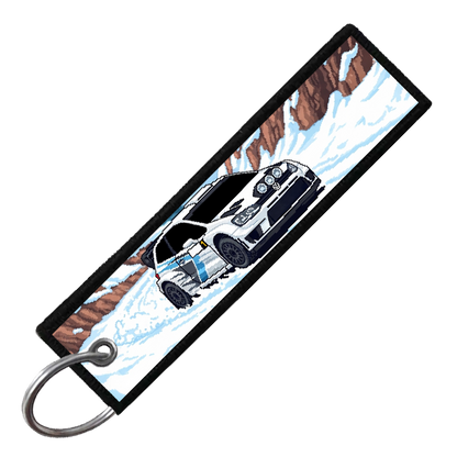 "GOLF R 8-BIT RALLY" CUSTOM KEY TAG