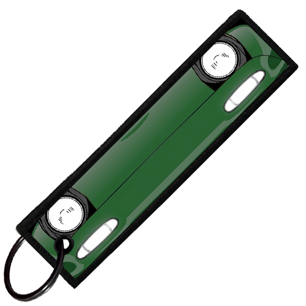 "GREEN MIATA PORTRAIT" CUSTOM KEY TAG