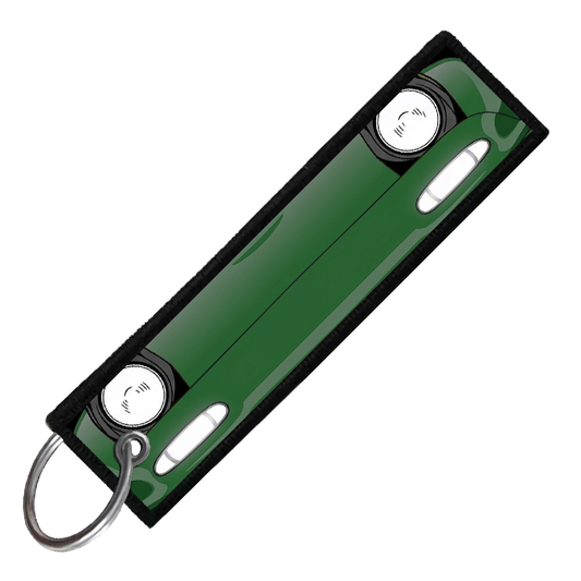 "GREEN MIATA PORTRAIT" CUSTOM KEY TAG