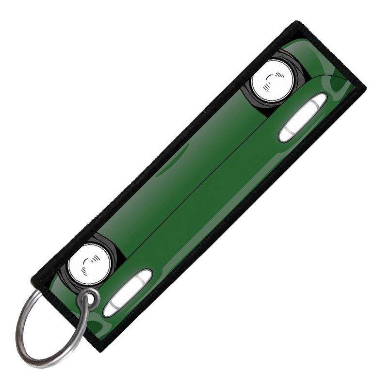 "GREEN MIATA PORTRAIT" CUSTOM KEY TAG