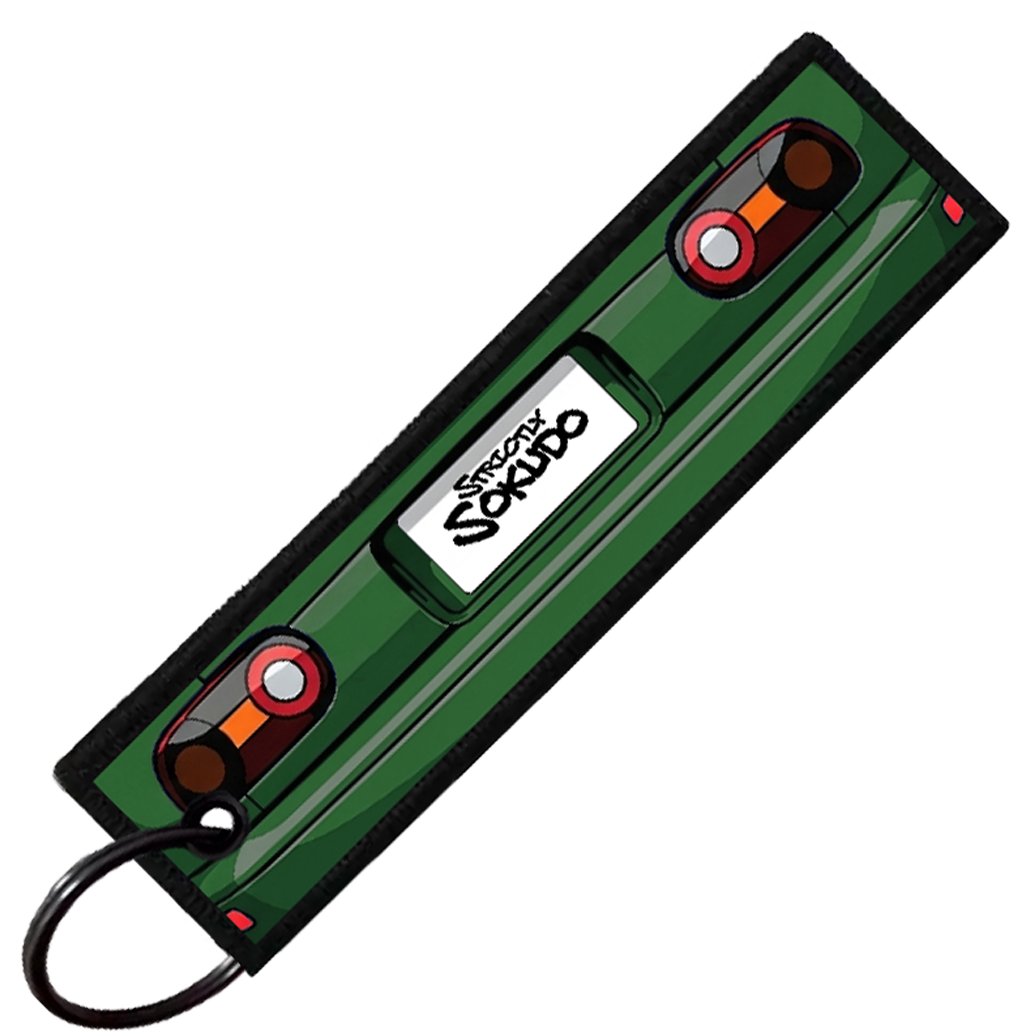 "GREEN MIATA PORTRAIT" CUSTOM KEY TAG