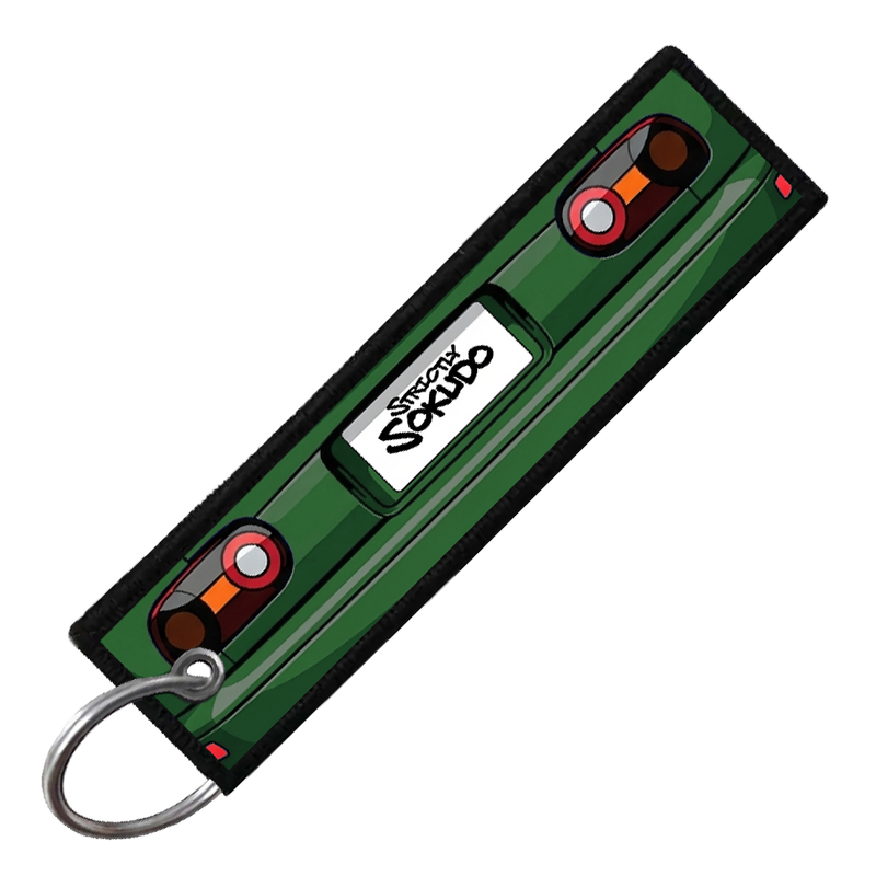 "GREEN MIATA PORTRAIT" CUSTOM KEY TAG