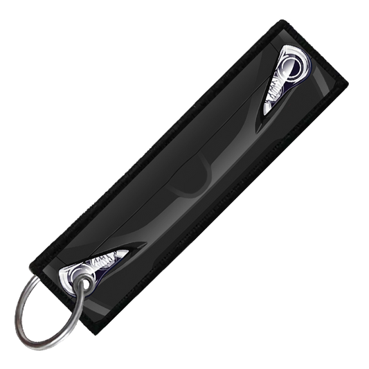 "DARK GREY BRZ/86/FRS PORTRAIT" CUSTOM KEY TAG