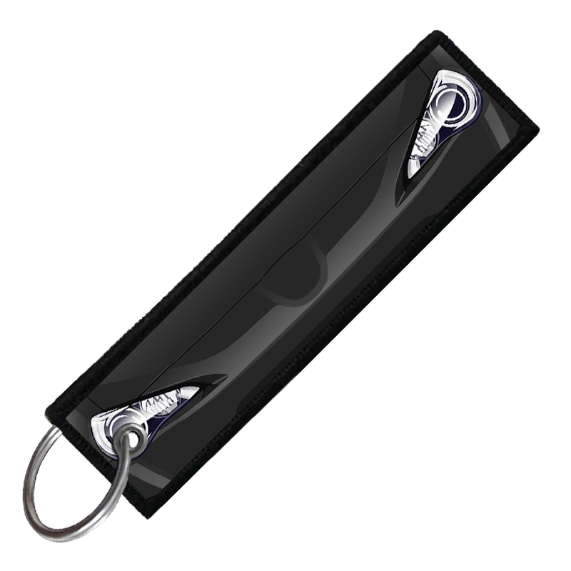 "DARK GREY BRZ/86/FRS PORTRAIT" CUSTOM KEY TAG
