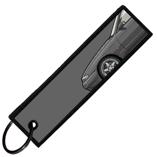 "DARK GREY R32 SIDE PROFILE" CUSTOM KEY TAG