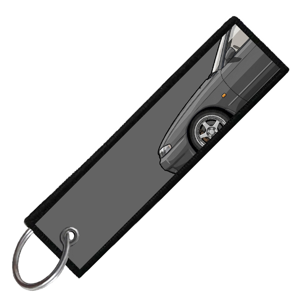 "DARK GREY R32 SIDE PROFILE" CUSTOM KEY TAG