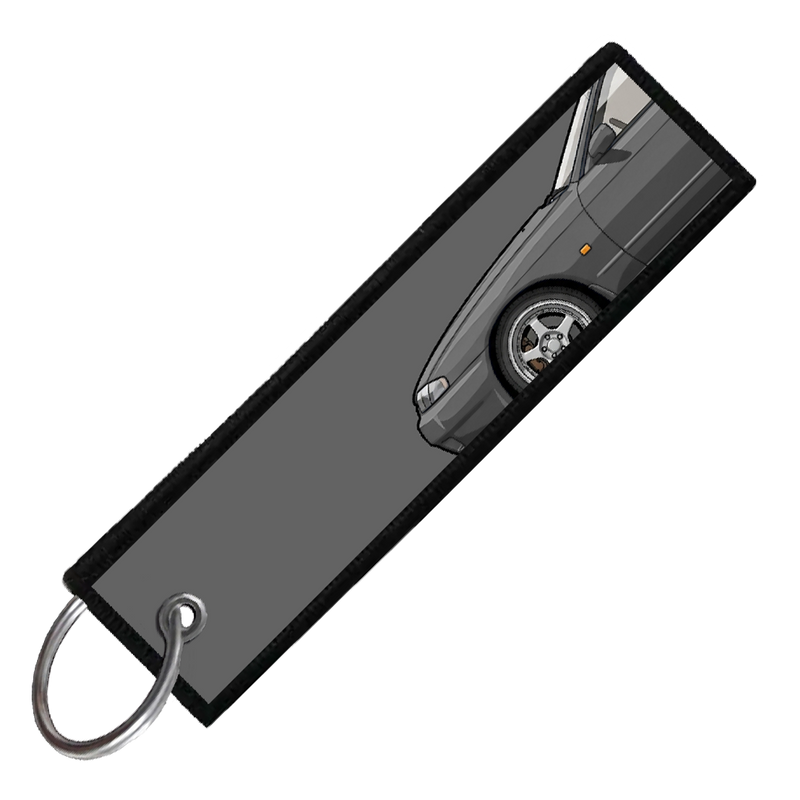 "DARK GREY R32 SIDE PROFILE" CUSTOM KEY TAG