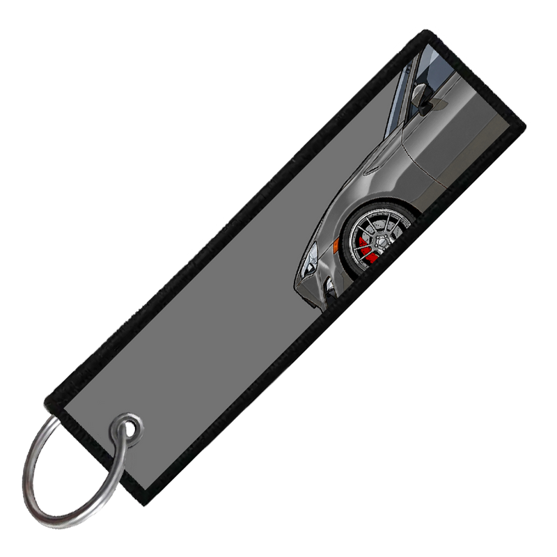 "DARK GREY BRZ/86/FRS SIDE PROFILE" CUSTOM KEY TAG