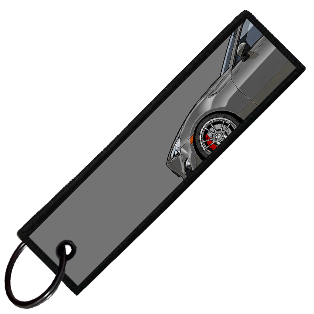 "DARK GREY BRZ/86/FRS SIDE PROFILE" CUSTOM KEY TAG