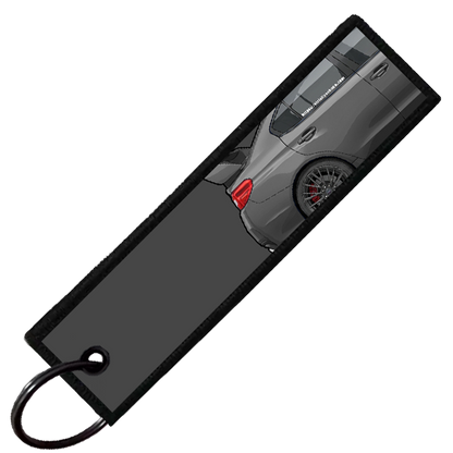 "DARK GREY WRX STI SIDE PROFILE" CUSTOM KEY TAG