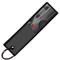 "DARK GREY WRX STI SIDE PROFILE" CUSTOM KEY TAG