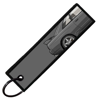 "DARK GREY R32 SIDE PROFILE" CUSTOM KEY TAG