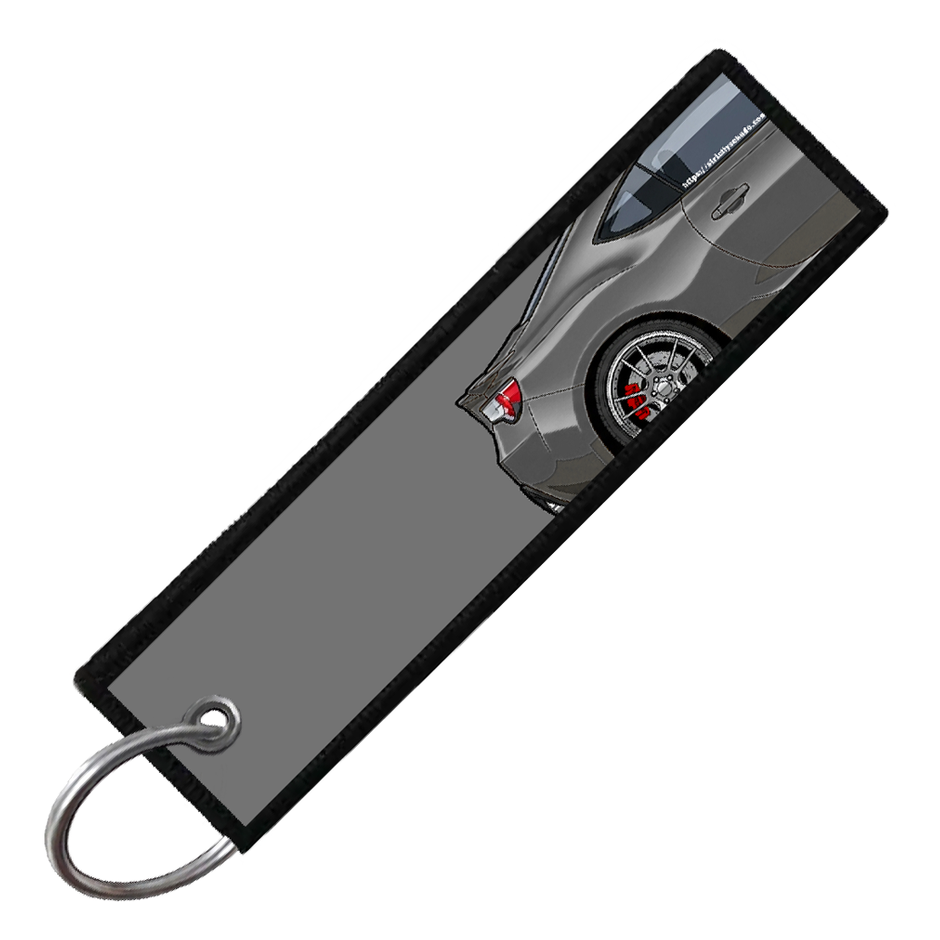 "DARK GREY BRZ/86/FRS SIDE PROFILE" CUSTOM KEY TAG