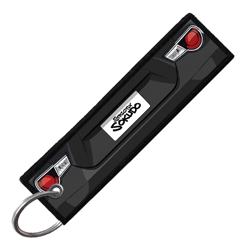 "DARK GREY BRZ/86/FRS PORTRAIT" CUSTOM KEY TAG