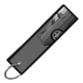 "DARK GREY R32 SIDE PROFILE" CUSTOM KEY TAG