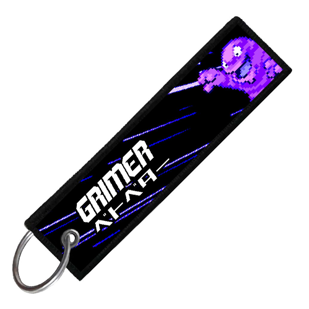"JAPANESE GRIMER" CUSTOM KEY TAG