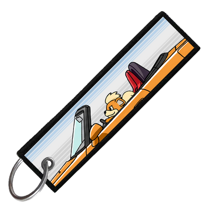 "GROWLITHE CRUISER" CUSTOM KEY TAG